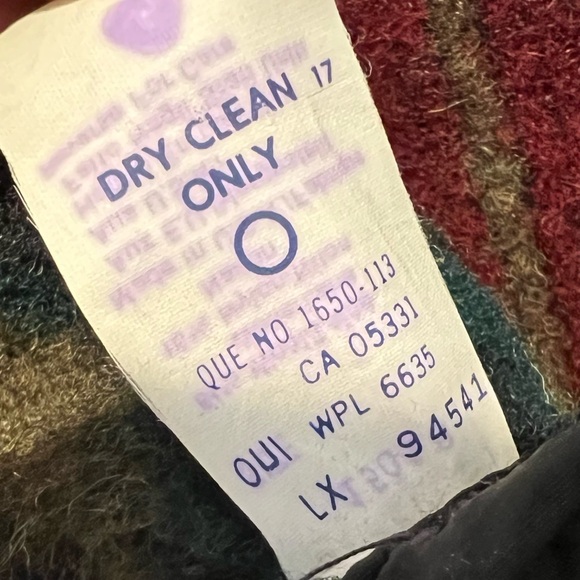 VTG Woolrich Southwest Blanket Jacket Men’s XXL - Picture 9 of 11